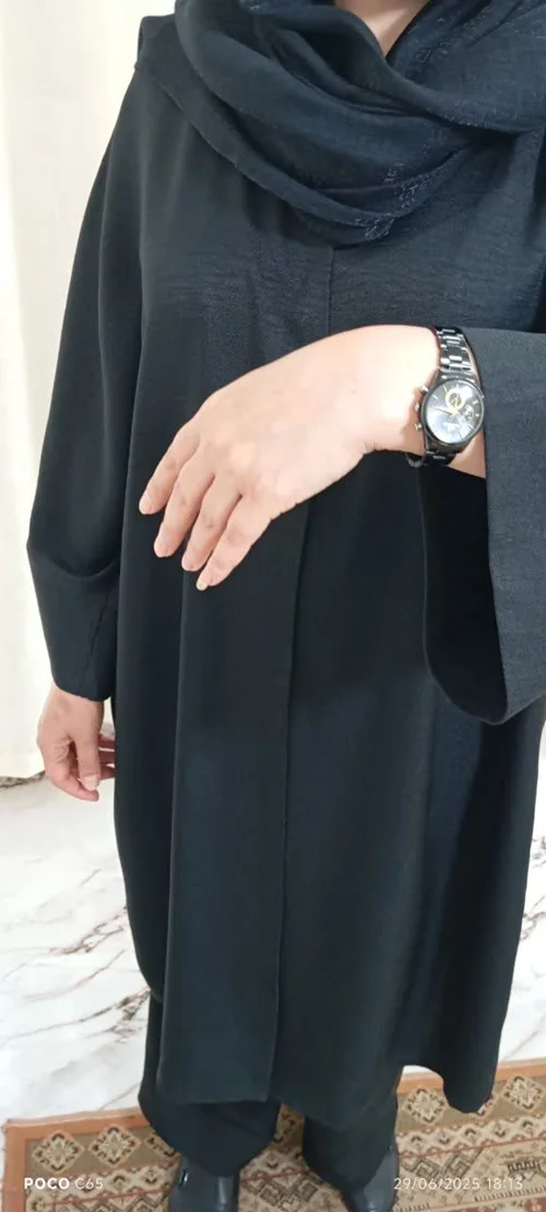 مانتو مشکی محرمی
